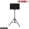 5 Core Speaker Stand Tripod Floor Heavy Duty Adjustable Up to 72 Inch DJ Studio Monitor Stands Pole Mount- SS HD 1PK BLK WOB