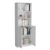 Simla 3 Piece Living Room Set with 3 Bookcases, White