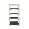 ACME Yumia Bookshelf in Gold 92787