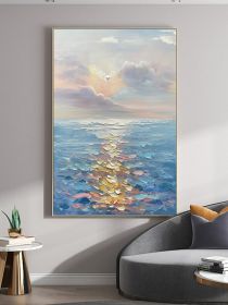 Modern Abstract Wall Art Canvas Painting Beach Surf Landscape Poster Art Prints Suitable For Living Room Home Decor (size: 50x70cm)