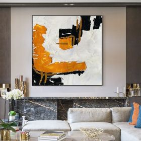 New Arrival Color Abstract Painting For Living Room Modern Home Good Wall Art Canvas Painting Frameless Home Decoration Piece (size: 90x90cm)