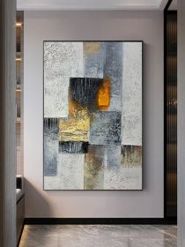 Colorful Geometric Abstract Painting Modern Canvas Poster Print Minimalist Wall Art Pictures For Living Room Aisle Studio Decor (size: 60x90cm)